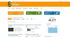 Desktop Screenshot of codeproject.com